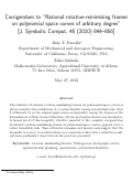 Cover page: Corrigendum to “Rational rotation-minimizing frames on polynomial space curves of arbitrary degree” [J. Symbolic Comput. 45 (8) (2010) 844–856]