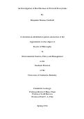 Cover page: An investigation of roots in forested ecosystems