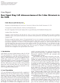 Cover page: Rare Signet Ring Cell Adenocarcinoma of the Colon Metastasis to the Orbit