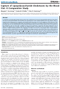 Cover page: Capture of Lipopolysaccharide (Endotoxin) by the Blood Clot: A Comparative Study