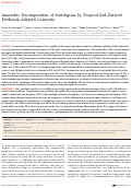 Cover page: Anaerobic Decomposition of Switchgrass by Tropical Soil-Derived Feedstock-Adapted Consortia