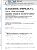 Cover page: Association Between Biochemical Markers of Bone Turnover and Bone Changes on Imaging: Data From the Osteoarthritis Initiative