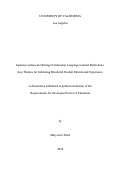 Cover page: Japanese-American Heritage/Community Language Learner Reflections: Key Themes for Informing Bicultural Student Educational Experience