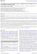 Cover page: Associations of Urban Environment Features with Hypertension and Blood Pressure across 230 Latin American Cities.