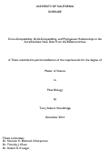 Cover page: Cross-Compatibility, Graft-Compatibility, and Phylogenetic Relationships in the Aurantioideae: New Data From the Balsamocitrinae