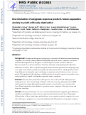 Cover page: Discrimination of amygdala response predicts future separation anxiety in youth with early deprivation