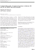 Cover page: Gradient lithography of engineered proteins to fabricate 2D and 3D cell culture microenvironments