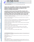 Cover page: Adolescents Living With or at Risk for HIV: A Pooled Descriptive Analysis of Studies From the Adolescent Medicine Trials Network for HIV/AIDS Interventions