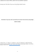 Cover page: Work-Hour Trajectories and Associated Socioeconomic Characteristics among Single-Mother Families