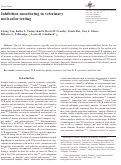 Cover page: Inhibition monitoring in veterinary molecular testing