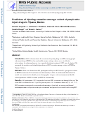 Cover page: Predictors of injecting cessation among a cohort of people who inject drugs in Tijuana, Mexico