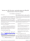 Cover page: Instruction 2.0: Teaching and/or Incorporating Web 2.0 Technologies in your Classroom