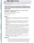 Cover page: Health in My Community: Conducting and Evaluating PhotoVoice as a Tool to Promote Environmental Health and Leadership Among Latino/a Youth