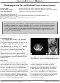 Cover page: Hydronephrosis Due to Bilateral Tubo-ovarian Abscess