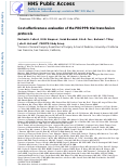 Cover page: Cost‐effectiveness evaluation of the PROPPR trial transfusion protocols