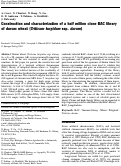 Cover page: Construction and characterization of a half million clone BAC library of durum wheat (Triticum turgidum ssp. durum)