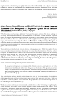 Cover page: Review of Alvaro Santos, Chantal Thomas, and David Trubek (eds.), World Trade and Investment Law Reimagined: A Progressive Agenda for an Inclusive Globalization