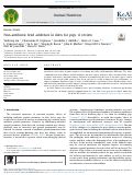 Cover page: Non-antibiotic feed additives in diets for pigs: A review