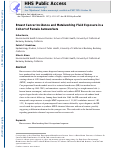 Cover page: Breast Cancer Incidence and Exposure to Metalworking Fluid in a Cohort of Female Autoworkers.