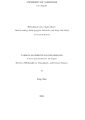 Cover page: Eutrophication to Aquaculture: Understanding Anthropogenic Nutrients and Kelp Suitability in Coastal Waters