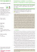 Cover page: Experimental evolution can enhance benefits of rhizobia to novel legume hosts