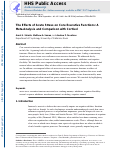 Cover page: The effects of acute stress on core executive functions: A meta-analysis and comparison with cortisol