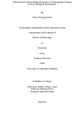 Cover page: School District Policymaking Responses to Demographic Change in New Immigrant Destinations