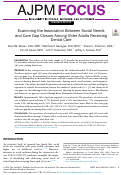 Cover page: Examining the Association Between Social Needs and Care Gap Closure Among Older Adults Receiving Dental Care.