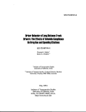 Cover page: Driver Behavior of Long Distance Truck Drivers: The Effects of Schedule Compliance on Drug Use and Speeding Citations