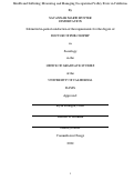 Cover page: Health and Suffering: Measuring and Managing Occupational Valley Fever in California