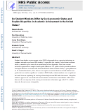 Cover page: Do Student Mindsets Differ by Socioeconomic Status and Explain Disparities in Academic Achievement in the United States?