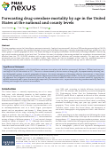 Cover page: Forecasting drug-overdose mortality by age in the United States at the national and county levels.