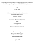 Cover page: The Interplay of Design and Materials in Orthopedics: Evaluating the Impact of Notch Geometry on Fatigue Failure of UHMWPE Joint Replacements