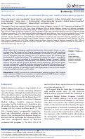 Cover page: Roadmap for creating an accelerated three-year medical education program