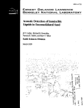 Cover page: Acoustic Detection of Immiscible Liquids in Unconsolidated Sand