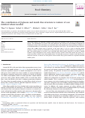 Cover page: The contribution of β-glucan and starch fine structure to texture of oat-fortified wheat noodles