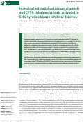 Cover page: Intestinal epithelial potassium channels and CFTR chloride channels activated in ErbB tyrosine kinase inhibitor diarrhea