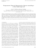 Cover page: Nonparametric tests for homogeneity of species assemblages: a data depth approach.