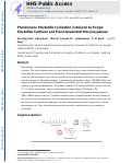 Cover page: Phenalenone Polyketide Cyclization Catalyzed by Fungal Polyketide Synthase and Flavin-Dependent Monooxygenase