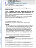 Cover page: miR-34/449 miRNAs are required for motile ciliogenesis by repressing cp110