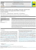 Cover page: Rhythmic musical activities may strengthen connectivity between brain networks associated with aging-related deficits in timing and executive functions