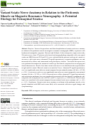 Cover page: Variant Sciatic Nerve Anatomy in Relation to the Piriformis Muscle on Magnetic Resonance Neurography: A Potential Etiology for Extraspinal Sciatica