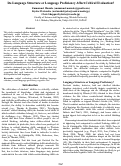 Cover page: Do Language Structure or Language Proficiency Affect Critical Evaluation?