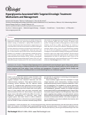 Cover page: Hyperglycemia Associated With Targeted Oncologic Treatment: Mechanisms and Management