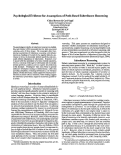 Cover page: Psychological Evidence for Assumptions of Path-Based Inheritance Reasoning