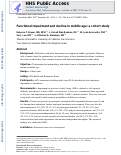 Cover page: Functional Impairment and Decline in Middle Age: A Cohort Study.