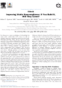 Cover page: Improving Statin Noncompliance: If You Build It, Will They Come?