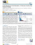 Cover page: On the Mechanism of Soot Nucleation. IV. Molecular Growth of the Flattened E‑Bridge