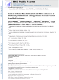 Cover page: Lexicon for renal mass terms at CT and MRI: a consensus of the society of abdominal radiology disease-focused panel on renal cell carcinoma