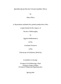 Cover page: Spatially Quasi-Periodic Gravity-Capillary Waves